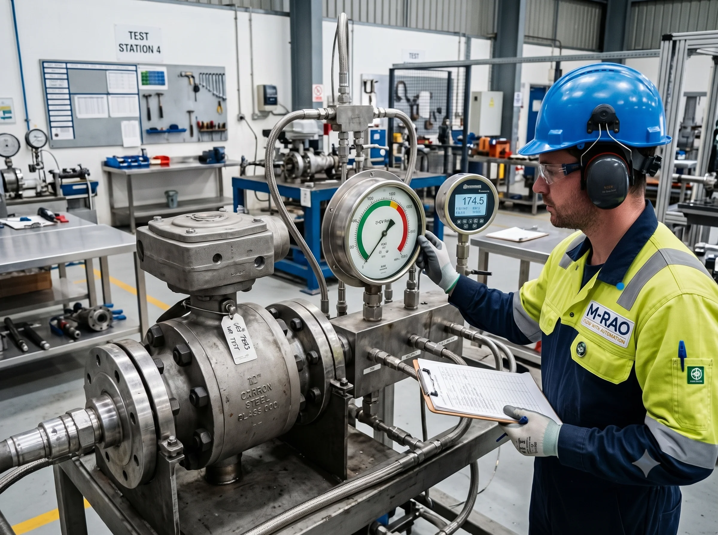 Valve quality testing bench