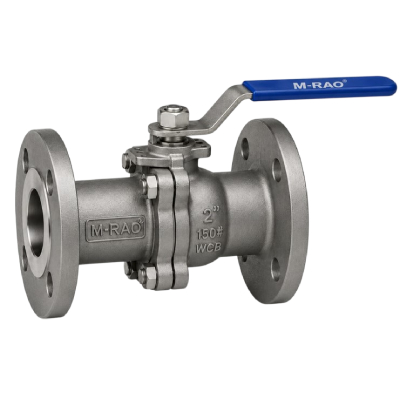 2 pcs design ball valve flange end