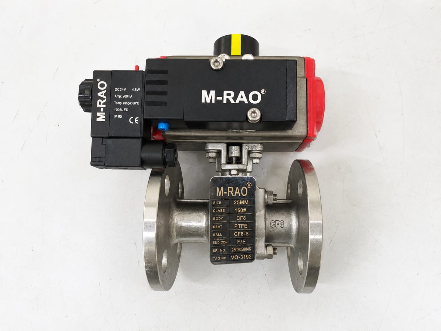 Pneumatic Ball valve Flange end